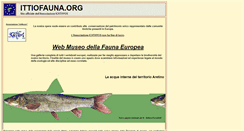 Desktop Screenshot of ittiofauna.org